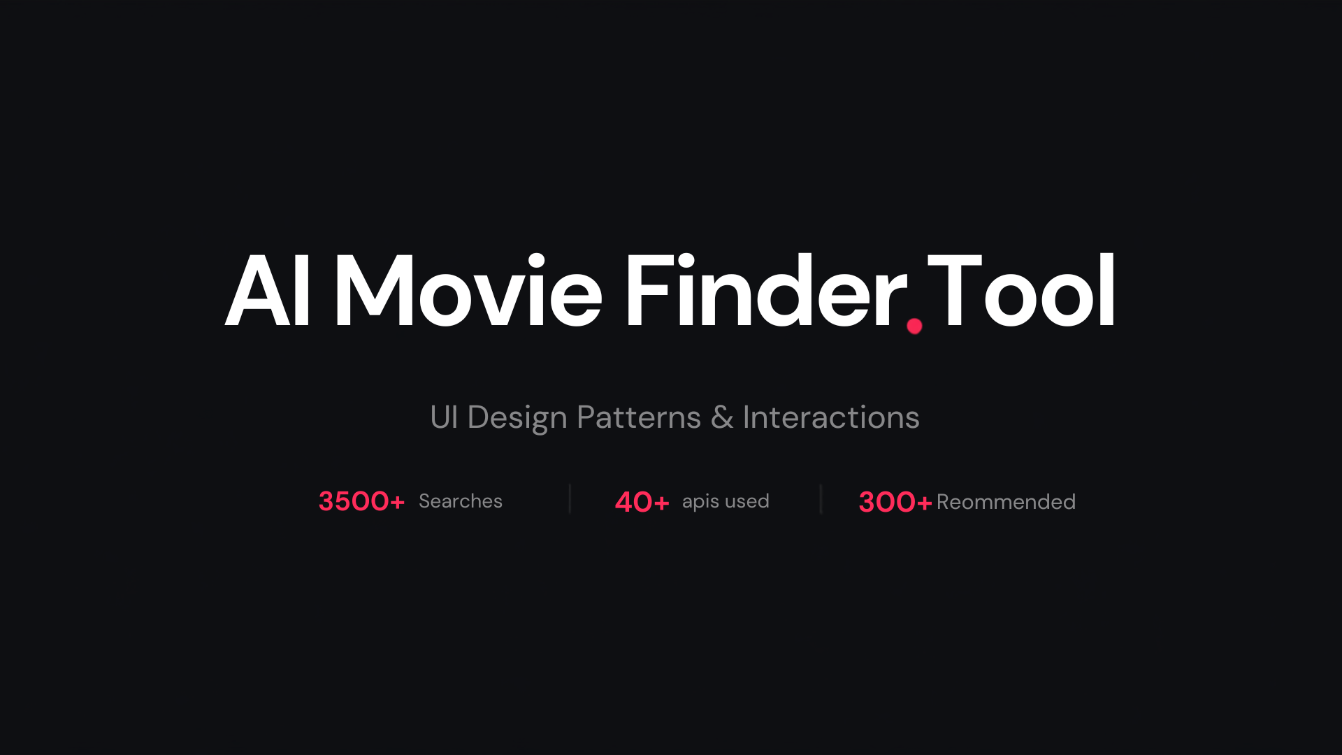 AI Movie Finder Tool Screenshot